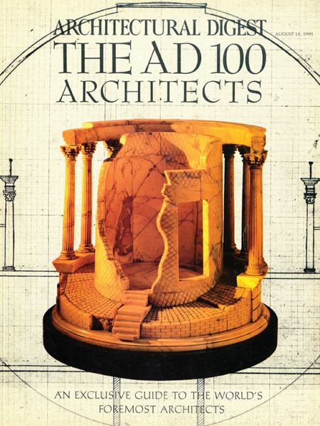 Architectural Digest - The AD 100 Architects, August 1991